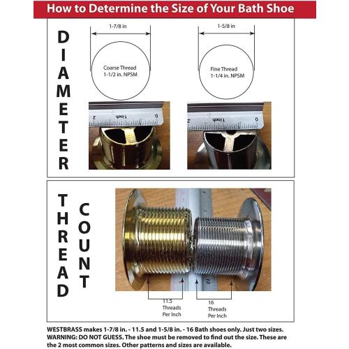 Westbrass A398R-12 1-1/2 NPSM Coarse Thread Mushroom Tip-Toe Bathtub Drain Stopper, Oil Rubbed Bronze