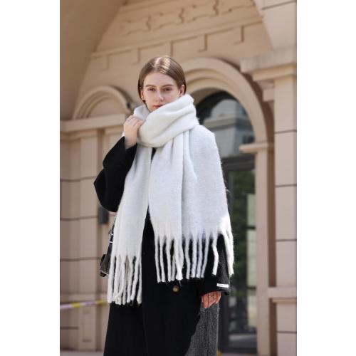 Wander Agio Winter Warm Scarf Long Pashmina Extra Large Shawls and Wraps for Women Large Blanket Scarves Solid