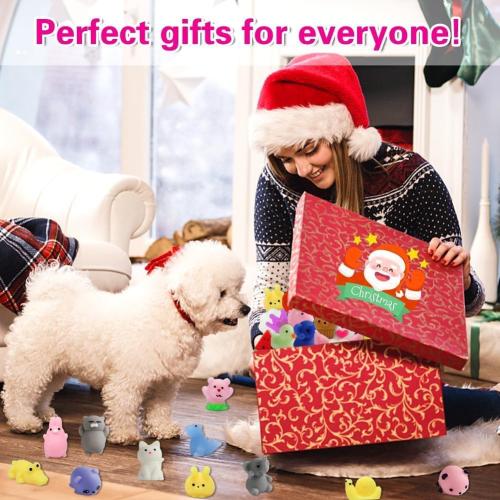 80Pcs Party Favors for Kids 4-8, Kawaii Squishies Mochi Squishy Toy Bulk Fidget Sensory Toys Birthday Gifts for Boys Girls, Easter Basket Stuffers Egg Fillers Treasure Box Classroom Prizes Goodie Bag