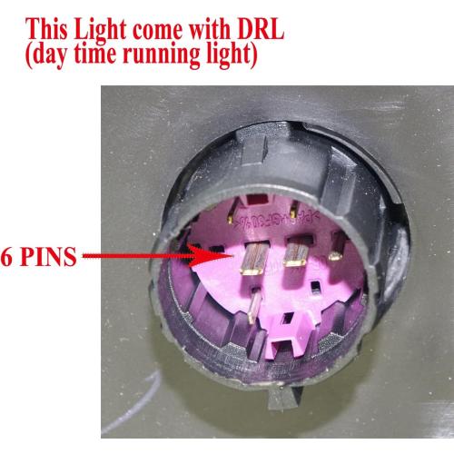 LONGLING Replacement Passenger Right Side Headlight Headlamp with DRL for RAM Promaster 1500 2500 3500 from 2010-2022