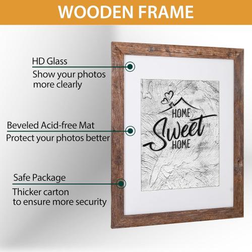 Califortree Rustic Brown 5x7 Picture Frame
