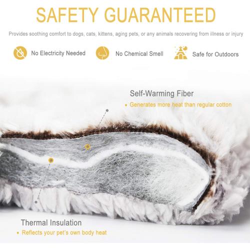 Self Heating Cat Pad Self Warming Cat Bed 22 x 17 Thermal Mat Extra Warm Pet Mat for Outdoor and Indoor Large Kittens Small Puppy Pets