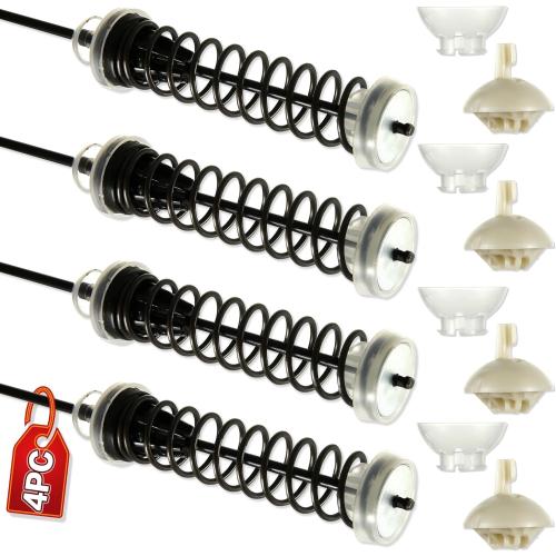 4-Pack W11217817 Washer Suspension Rods, 26.5 Inch Fit for WTW4850HW1, WTW4955HW1, WTW4955HW2, WTW4855HW2, WTW4855HW3, MVWC465HW2, Compatible with Whirl-pool Ken-more Top Loader Washing Machine