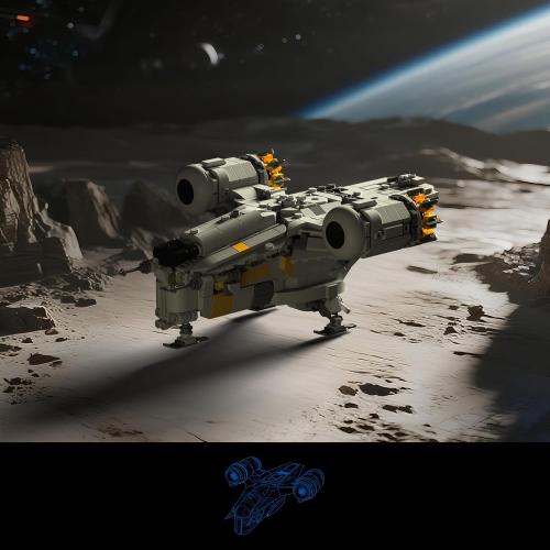 Firefly Spaceship Building Blocks Sets Space Aircraft Mode Toy Set Compatible with Lego Creative Bricks Building Toys for Adults Aged 18