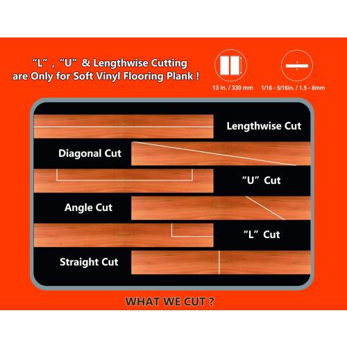 CUTTEREX 13 INCH 360° VINYL Floor Cutter for VCT, LVT, PVC, Rubber Floor and VINYL Plank