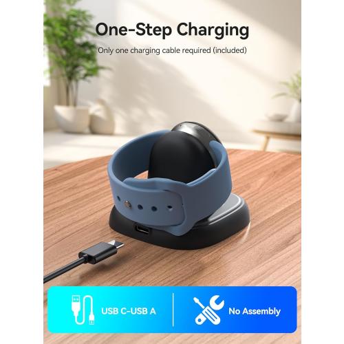LVFAN Charger for Pixel Watch 3 2 & Fitbit Sense 2 / Versa 4 3, Charging Cable Charger Replacement Accessories, Charger Stand Dock for Google Pixel Watch 3 2 & Fitbit Versa 4 3 / Sense 2 / Sense