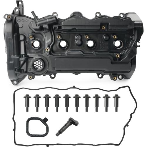 Engine Valve Cover with Gasket Compatible with 2013-2017 Honda Accord 2015-2019 Honda CR-V 2.4L Replace 12310-RDF-A01, 12310RDFA01
