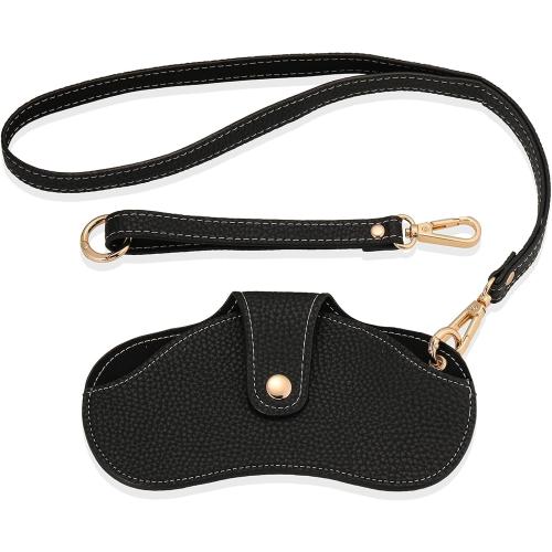 Soft Leather Sunglasses Bag Pouch Slim Glasses Case Holder Glasses Organizer Travel Eyewear Sleeve for Women Men