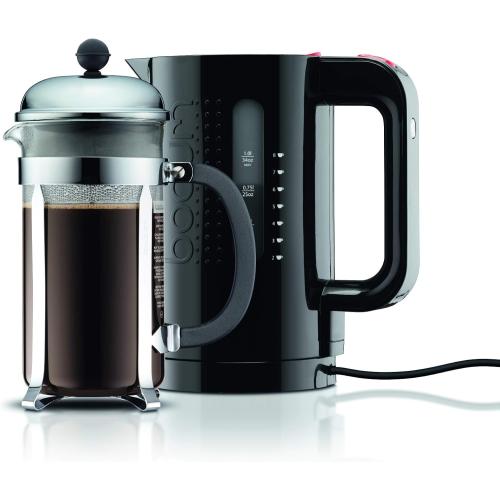 Bodum 11452-01Euro Bouilloire Électrique 1.0 L Noir❗NEEDS CLEANING❗