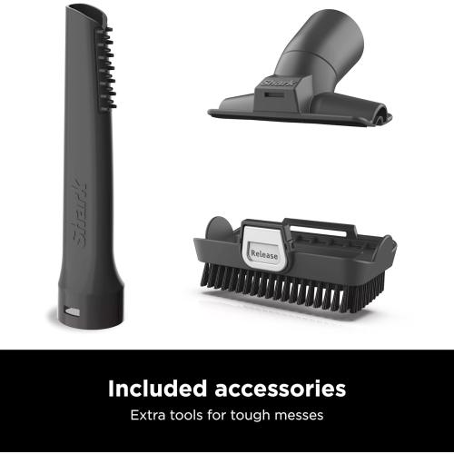 Shark HV343AMZ Rocket Corded Stick Vacuum with Self-Cleaning Brushroll, Lightweight & Maneuverable, Perfect for Pet Hair Pickup, Converts to a Hand Vacuum, Crevice Upholstery Tools, Blue/Silver