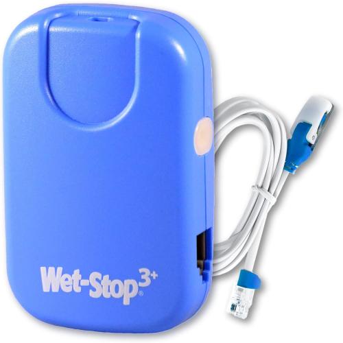 3 Blue Bedwetting Enuresis Alarm with Loud Sound and Strong Vibration for Boys or Girls, Proven Solution for Bedwetters