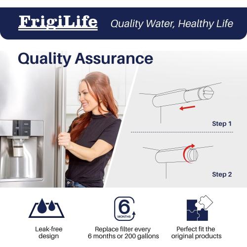 RWF5800A Refrigerator Water Filter Replacement for Frigidaire EPTWFU01 Pure Source Ultra II, Pure Source Ultra 2, EWF02, SCWFTCTO, CLCH128 GP006 DE022 and Pure Air Ultra 2 Air Filter 2 Combo