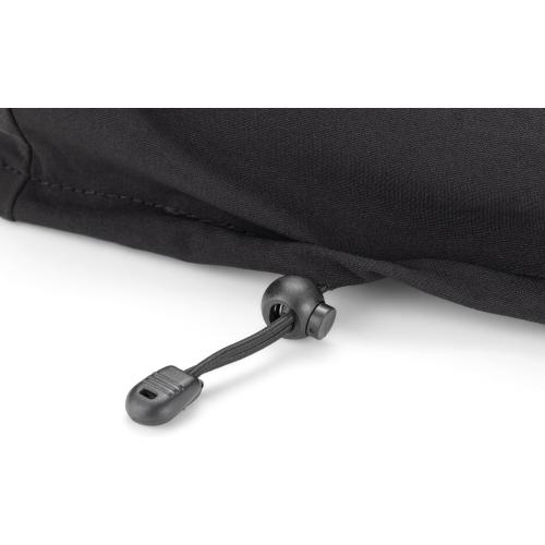 On-Stage MDA7032 32–48 Channel Mixer Cover (Dustcover, Device Protection, Digital, Analog, Multitrack Recorder, Stretch-to-Fit Spandex, Cinch Cord, Moisture/UV Resistant, Built-In Storage, Black)