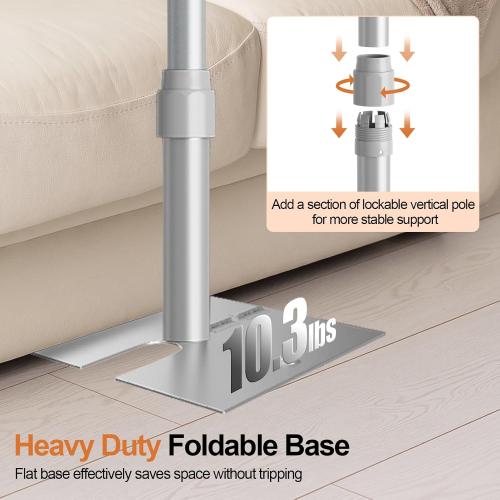 Heavy Duty Backdrop Stand 8.9x10ft, Double Crossbar Pipe and Drape Backdrop Stand Kit, Adjustable Metal Frame, Background Stand for Wedding Photography Birthday Party Decorations