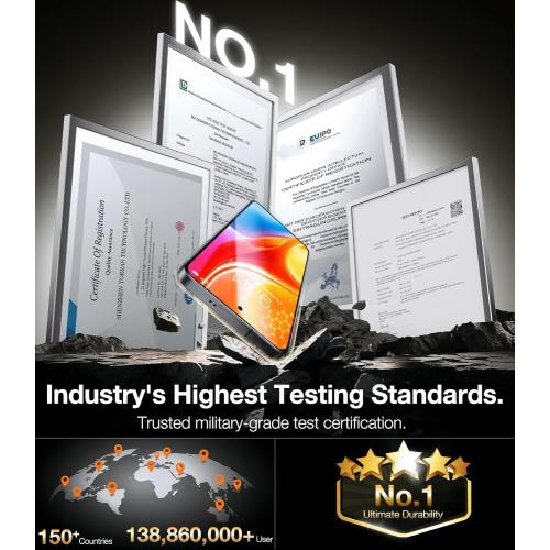 TORRAS for Samsung Galaxy S25 Ultra Screen Protector, 9H  Military-Grade Shatterproof Tempered Glass 2 Pack- Responsive Touch, Anti-Scratch,Full Coverage, Bubble Free,HD Clarity, Easy installation