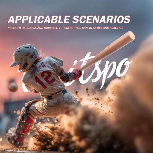 Professional Wood Baseball Bat 21-34 Inch，High-Density Maplewood for High Impact Resistance & Durability, Perfect for Baseball Training & Games