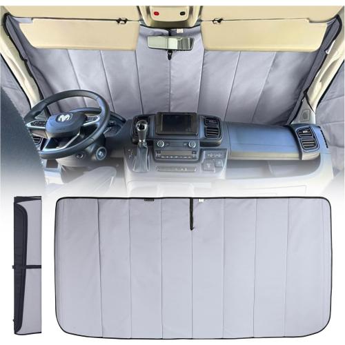 Living in a Bubble Insulated Blackout Window Covers for RAM Promaster 2014-Current (Windshield 2014-Current)