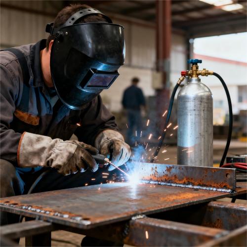15 Cu.Ft DOT Nitrogen Cylinder, Aluminum Alloy, CGA-580 Valve | High-Strength Aluminum Alloy 6061-T6, Safety Certified with DOT, Brushed Surface with Production Fresh Date (Ships Empty)