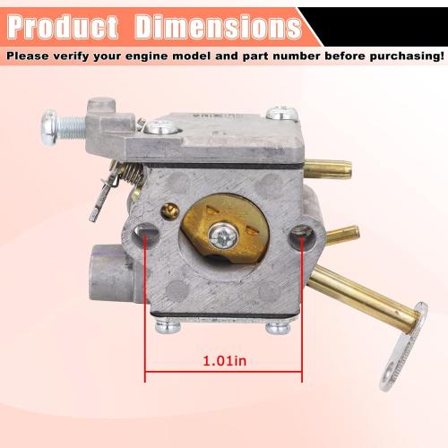 1950 2050 2150 Carburetor Kit Fit for Poulan Chainsaw Parts 1900 2055 2175 2350 2450 2550 262 Wild Thing Chainsaw Replaces 545081885 530069703 530071621