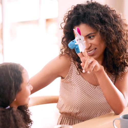 22 Pcs Sealive Finger Puppets for Toddlers 1-3, Preschool, and Kids - 22 Soft Velvet Animal Finger Toys for Toddlers 1-3, Easter Egg Fillers, Perfect for Storytelling, Educational Play, and Party Favors