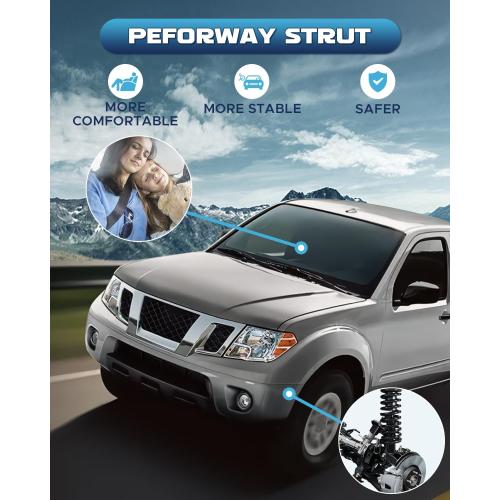 Front & Rear Struts Assembly Compatible with 1999-2004 FORD F250 F350 SUPER DUTY Shock Absorbers Replacement 432358 432359