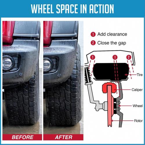 Wheel Accessories Parts 4 Pcs Die Cast Wheel Spacers 12mm 1/2 Thick Fits Bolt Patterns 5x135mm 5x139.70mm 5x5.5 6x135mm 6x139.7mm 6x5.5 ｜ Chevy Silverado 1500 ｜ Ford F-150 ｜ RAM 1500