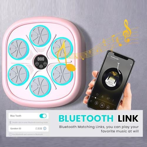 Upgraded version of smart music boxing machine Speed Adjustment Boxing Training Equipments with Boxing Gloves for home adults and children wall target striker reaction indoor electronic target