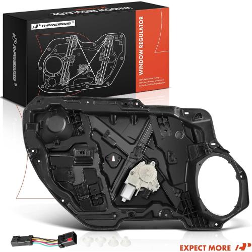 A-Premium Electric Power Window Regulator with Motor Compatible with Dodge Charger & Chrysler 300, 2011-2023, Front Left Driver Side
