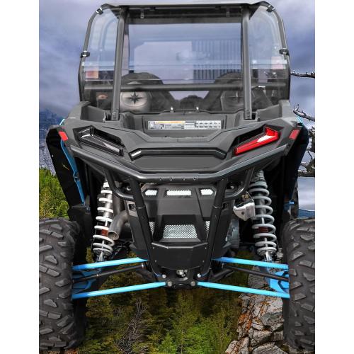 A & UTV PRO Rear Bumper Low Profile Heavy Duty Brush Guard with 2019-2025 Polaris RZR XP 1000/4 1000 /Turbo/XP 4 Turbo Replace #2884020-458