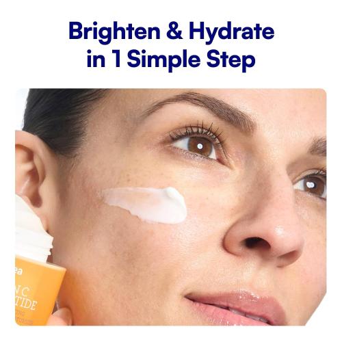 Bliss Vitamin C   Tri-Peptide Brightening Face Moisturizer, Hydrating Cream for Radiance, Firm-Looking Skin, Collagen Support, Dark Spot Reduction, with Squalane   Niacinamide, Cruelty Free, 1.7 fl oz