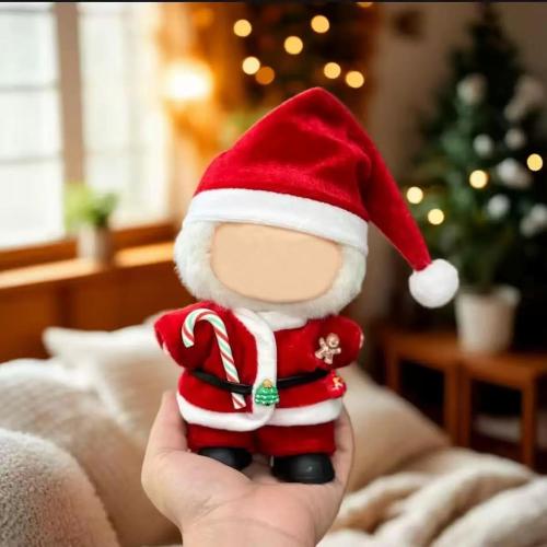 17cm Doll Christmas Clothes(NO Doll), Cute Dolls Outfit Accessories, Small Kawaii Clothes Set for Dolls, for Women and Girls(Style 3)