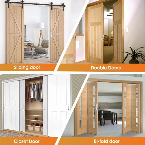 Pocket Door Locks,Pocket Door Privacy Lock,Pocket Door Handles with Lock,Pocket Door Hardware with Edge pulls for Sliding,Folding Doors(Silver,Privacy Type)