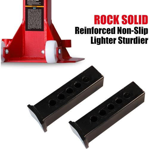 Big RED ATZ120006P Torin Heavy Duty Jack Stands: Pin Style Jack Stand with 2 Casters and Handle, Easily Portable Car Stand for Car SUV, Truck and Pick Up, 12 Ton (24,000 lb) Capacity, Red