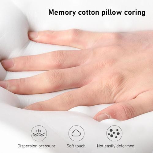 Neck Support Pillow Memory Foam with Detachable Pillowcase, Grey, USB Plug in 3 Temperatures - Soothing Heat Function, Customizable Comfort for Sleeping and Relaxation