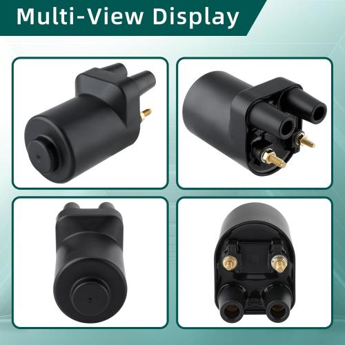 AUTOKAY 166-0772 Ignition Coil Fits for Onan Points Models BF BFA BG BGA BGE B43E B43G B43M B43 B48 B48G CCK CCKA CCKB NHA NHB NHC NHE NHP N52M for P218G P220G P224G Engine Re#166-0820 HE166-0761