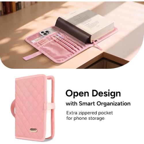 Adjustable Bible Cover with 75 Bible Tabs - Bible Cover Case for Women