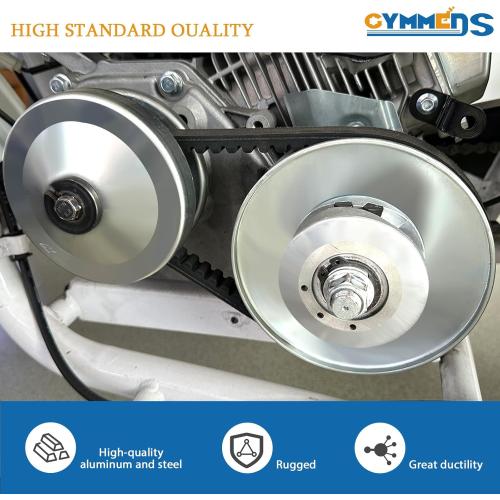 30 Series Torque Converter 3/4 Bore Fit for Predator 212cc Engine CVT Clutch 10T #40/41/420 & 12T #35 Chain Replacement Go Kart Mini Bike Manco Comet TAV2 30-75 Drive Belt Pulley Parts Kit.