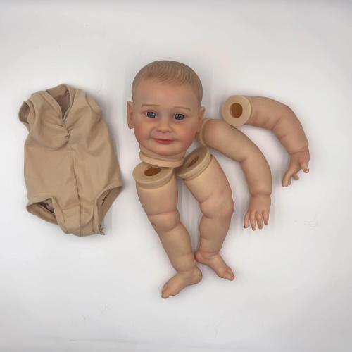 New 22inch Lifelike Reborn Doll Kit Zoe Baby Already Painted Unfinished Doll Parts DIY Toys