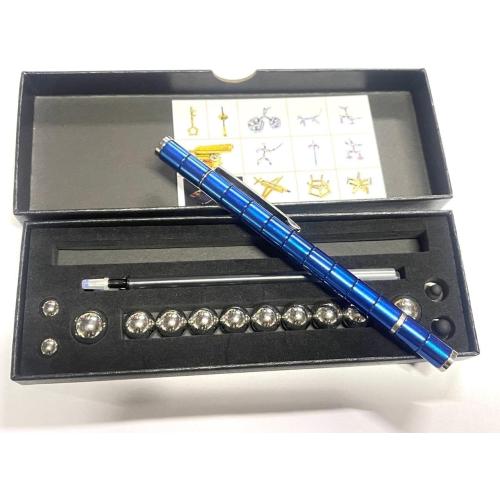 Magnectic Blue Fidget Pen Decompression Magnetic Fidget Toy, Unique Gifts for Young Teens and Adults