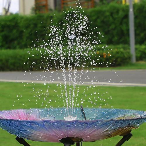 AISITIN Solar Fountain Pump for Bird Bath Upgraded 2025, 3.5W Solar Water Pump DIY Kit with 9.8ft Cord & Multiple Nozzles, Solar Bird Bath Fountain with Wire for Garden, Ponds and Outdoor