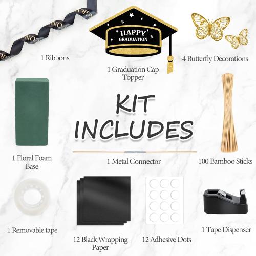 Graduation Gifts - Money Bouquet for Her - Class of 2025 Money Gift Ideas for Women Girl Boy Him Daughter Son - DIY Bouquets Filled with Folded Bills Gift for College Middle High School