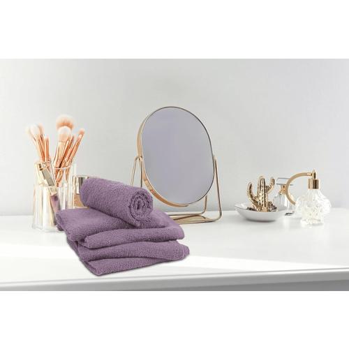 Softolle Salon Towels – Pack of 24 (16x27) 100% Cotton Ring Spun – Ultra Soft, Highly Absorbent Hand Towels – Bulk for Spa, Gym & Salon (Purple Ash)