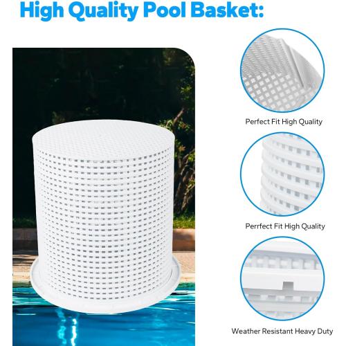 R38013A Pool Skimmer Basket for Inground Pool Compatible with Pentair American Admiral Skimmer Basket Pool Basket Skimmer Pool Skimmer Basket Replacement for Pentair r38013a