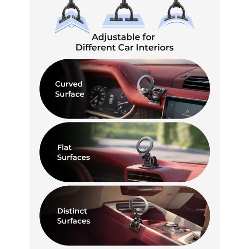 LISEN for MagSafe Car Mount, [Upgrade 2026 Ultra Magnets] Magnetic Phone Holder for Your Car Cell Phone Holder Mount for Air Vent Car Accessories for Men Women fit iPhone 17 16 15 14 13 12 Pro Max