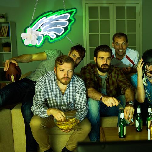 JFLLamp Eagles Neon Signs for Wall Decor Eagles Neon Lights for Bedroom Led Signs Suitable for Dormitory Man Cave Christmas Gift