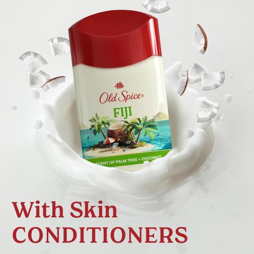 2Pack ......Old Spice Dry Feel Antiperspirant Deodorant for Men, 24/7 Freshness, 24/7 Sweat & Odor Protection, Gentle on Skin with Skin Conditioners, Fiji with Palm Tree   Coconut Scent, 2.6 oz (Pack of 2)