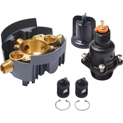 KOHLER K-8304-KS-NA Rite-Temp Pressure-Balancing Valve Body and Cartridge Kit without Service Stops, Shower Valve System, 5.0 GPM, Simple Installation & Maintenance