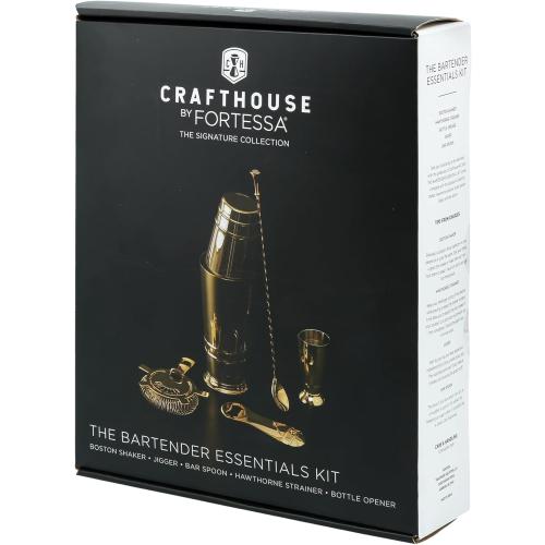 Crafthouse Signature Collection Stainless Steel, 50 Oz. Double Walled Jumbo Cocktail Shaker, Silver