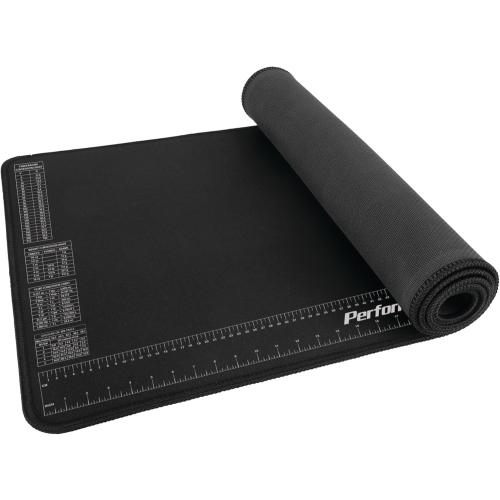 Performance Tool W88977 Neoprene Mat with Ruler and Reference Charts, Chemical Resistant, 16-Inch x 35.75-Inch, Protects Work Surface from Solvents and Oils