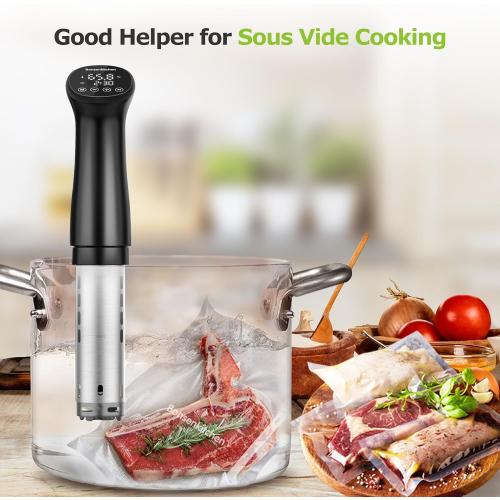 Bonsenkitchen Vacuum Food Sealer Rolls Bags, 2 Packs 8 in x 20 ft, BPA Free, Durable Commercial Customized Size Bags for Storage and Sous Vide Cooking,VB3206